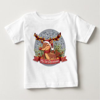 Mein 1. Weihnachtsren Baby T-shirt