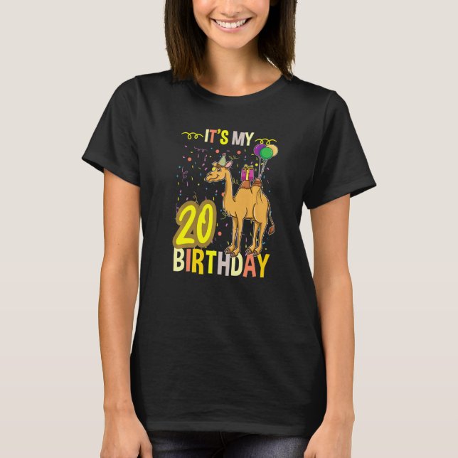 Mein 20. Geburtstag T-Shirt (Vorderseite)