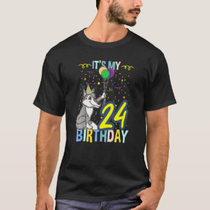Mein 24. Geburtstag Wolf T-Shirt