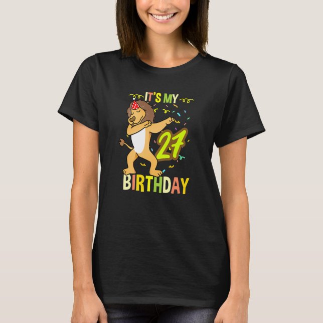 Mein 27. Geburtstag T-Shirt (Vorderseite)