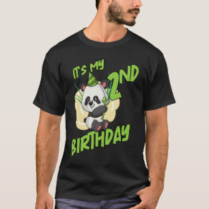 Mein 2 Geburtstag Panda T-Shirt