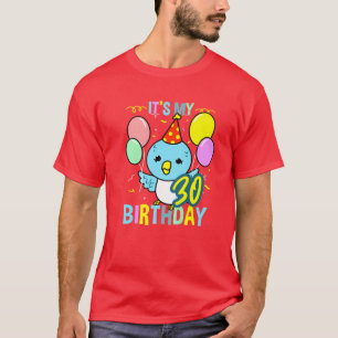Mein 30. Geburtstag Budgie Pet Bird T-Shirt