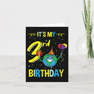 Mein 3. Geburtstag Karte