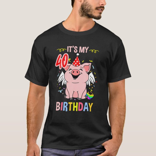 Mein 40. Geburtstag T-Shirt (Vorderseite)
