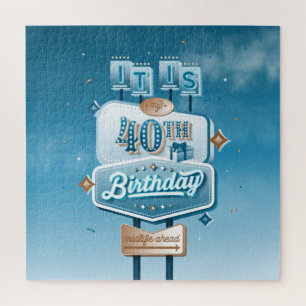 Mein 40. Geburtstagsrätsel (20 x 20) Puzzle