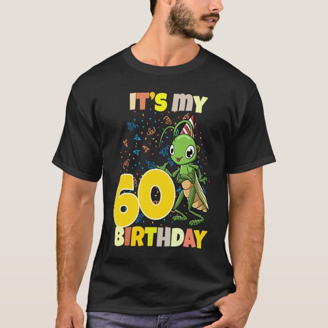 Mein 60 Geburtstag Grasshopper T-Shirt (Vorderseite)
