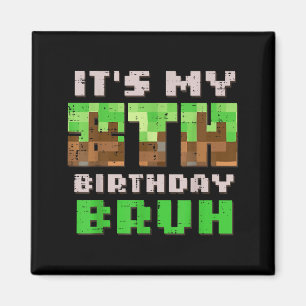 Mein 8. Geburtstag Bruh Xel Gamer 8 Geburtstag Gam Magnet