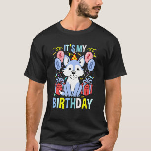 Mein 8. Geburtstag Wolf T-Shirt