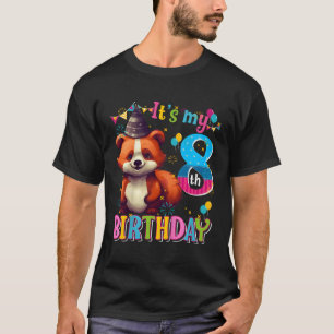 Mein 8. Roter Panda T-Shirt