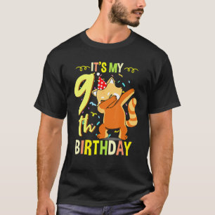 Mein 9. Geburtstag ist ein roter Panda. T-Shirt