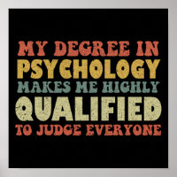 Mein Abschluss in Psychologie macht mich hoch qual