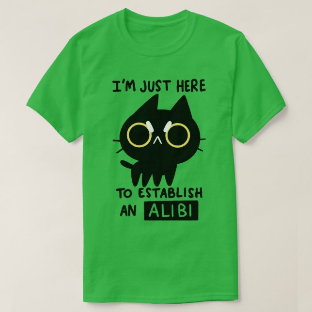 Mein Alibi T-Shirt (Design vorne)