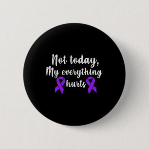 Mein alles tut Fibro Chronic Pain Grunge weh Button