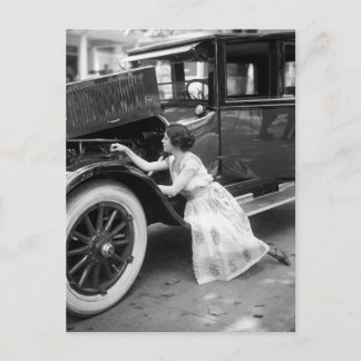 Mein altes Auto lieben, 1920er Postkarte