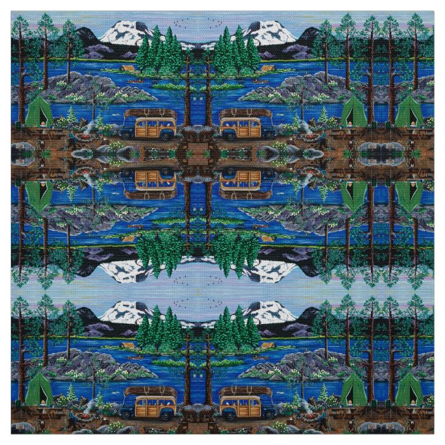 Mein "altes" Camping Woody Stoff (Muster)