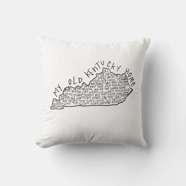 Mein altes Kentucky-Zuhausekissen Kissen (Vorderseite)
