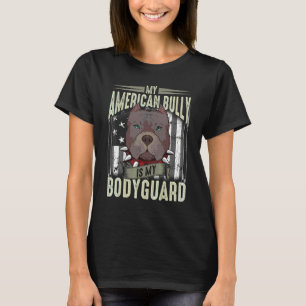 Mein amerikanischer Bulldogge ist mein Zitat vom P T-Shirt