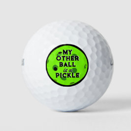 Mein anderer Ball ist ein Pickle Golfer Green Pick