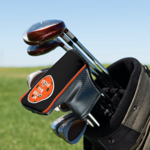 Mein anderer Ball ist ein Pickle Golfer Orange Pic Golf Headcover