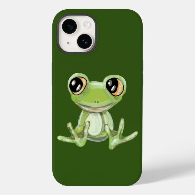 Mein anderer Green Frog Friend Case-Mate iPhone Ca Hülle (Rückseite)
