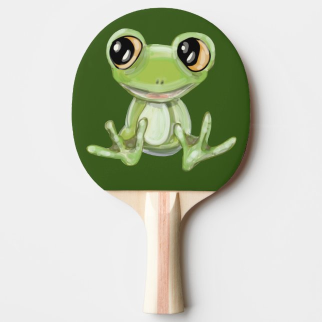 Mein anderer Grüner Frog Freund Ping Pong Paddle Tischtennis Schläger (Vorderseite)