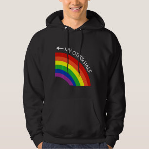 Mein anderer halbschwuler Rainbow Pride Cool LGBT  Hoodie