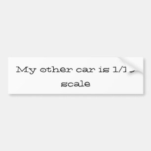 mein anderes Auto ist 1/10 Skala Autoaufkleber