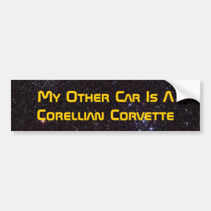 Mein anderes Auto ist ein Corellian Korvette Autoaufkleber