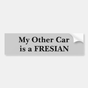 Mein anderes Auto ist ein Fresian Autoaufkleber