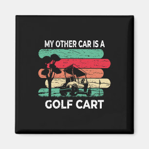 Mein anderes Auto ist ein Golfwagen - Lustiger Gol Magnet