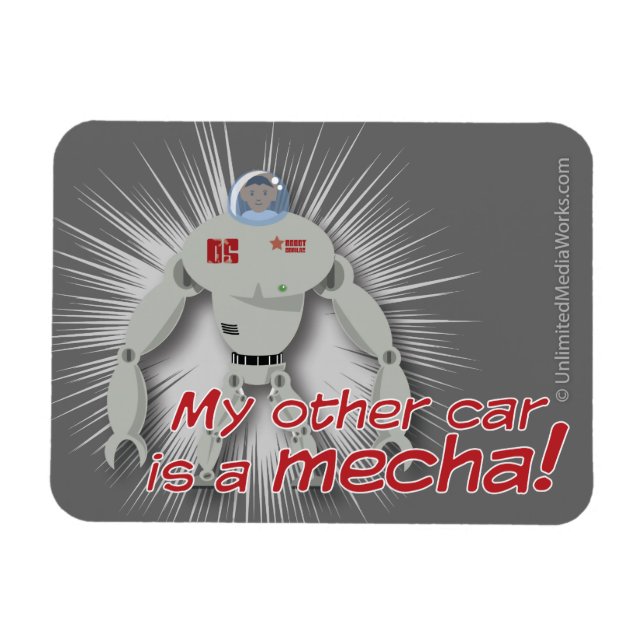 Mein anderes Auto ist ein Mecha! Magnet (Horizontal)