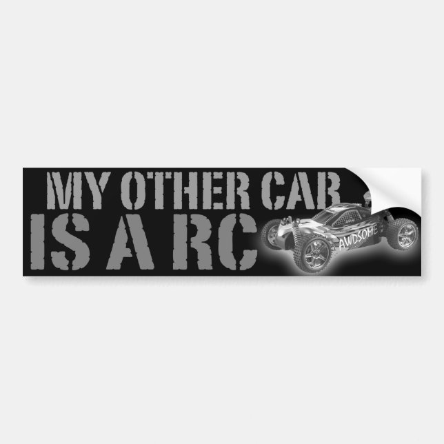 mein Anderes Auto ist ein Rc Autoaufkleber (Vorne)