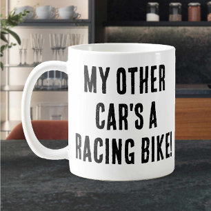 Mein anderes Auto ist ein Rennrad Kaffeetasse