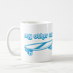 Mein anderes Auto ist ein Skateboard-Mug Kaffeetasse