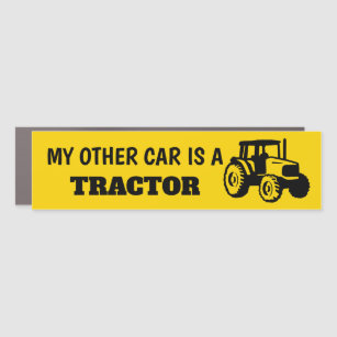 Mein Anderes Auto ist ein Traktor Auto Magnet