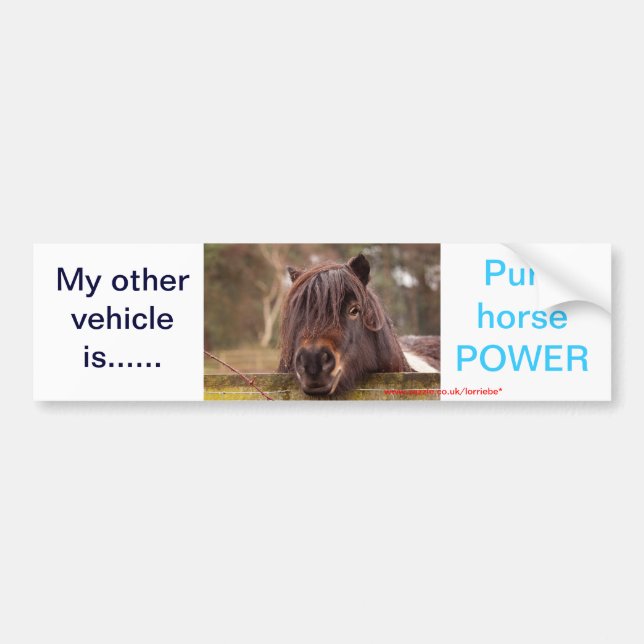 Mein anderes Fahrzeug— Autoaufkleber (Vorne)