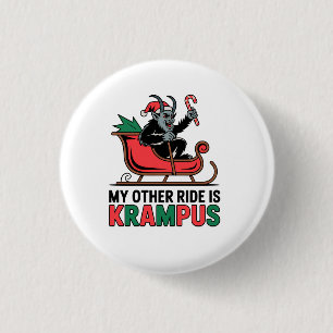 Mein anderes Fahrzeug ist der Krampus Krampus Schl Button