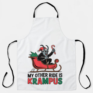 Mein anderes Fahrzeug ist der Krampus Krampus Schl Schürze