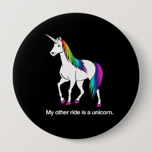 MEIN ANDERES FAHRZEUG IST EIN EINHORN BUTTON