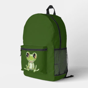 Mein anderes grünes Froschfreundekissen Bedruckter Rucksack