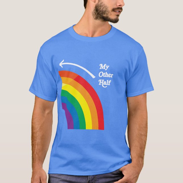 MEIN ANDERES HÄLFTE-RECHT - white.png T-Shirt (Vorderseite)