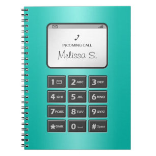 Mein anderes Telefon - TürkisNotebook Notizblock