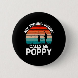 Mein Angelbuddy nennt mich Oma Retro Vintage Gran Button