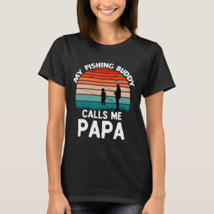 Mein Angelbuddy nennt mich Papa Retro Vintag Grand T-Shirt