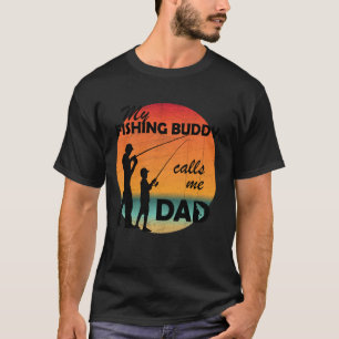 Mein Angelbuddy nennt mich Vater Spaß beim Angeln T-Shirt