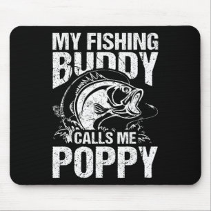 Mein Angelpartner nennt mich Papi am Vatertag Fish Mousepad