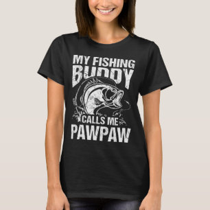 Mein Angelpartner nennt mich Pawpaw zum Vatertag-F T-Shirt