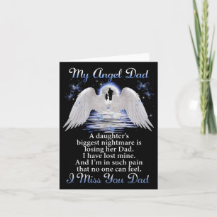 Mein Angle Vater ich verzeihe dir Vater Memorial D Karte