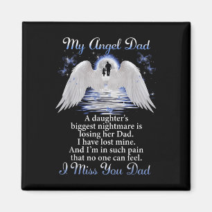 Mein Angle Vater ich verzeihe dir Vater Memorial D Magnet