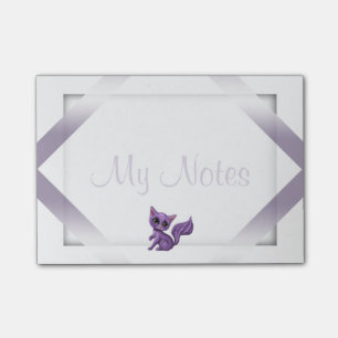 Mein Anmerkungs-Post-Itlila Kitty Post-it Klebezettel